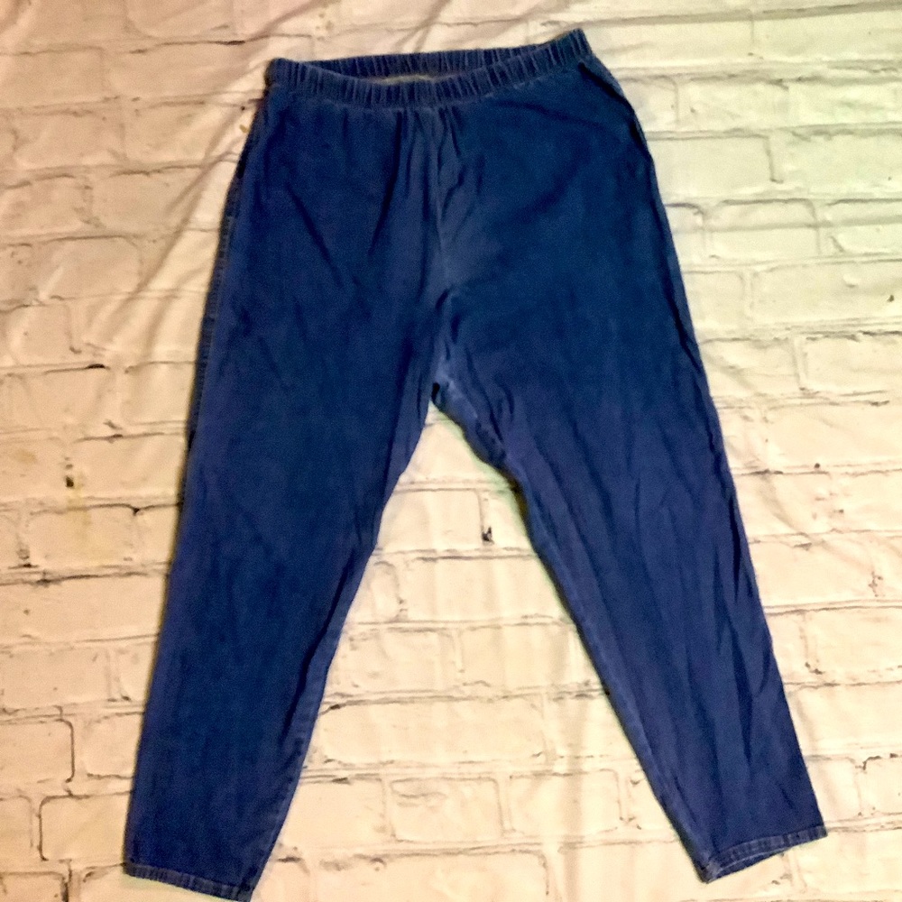 VINTAGE BLUE PANTS. SIZE 2X